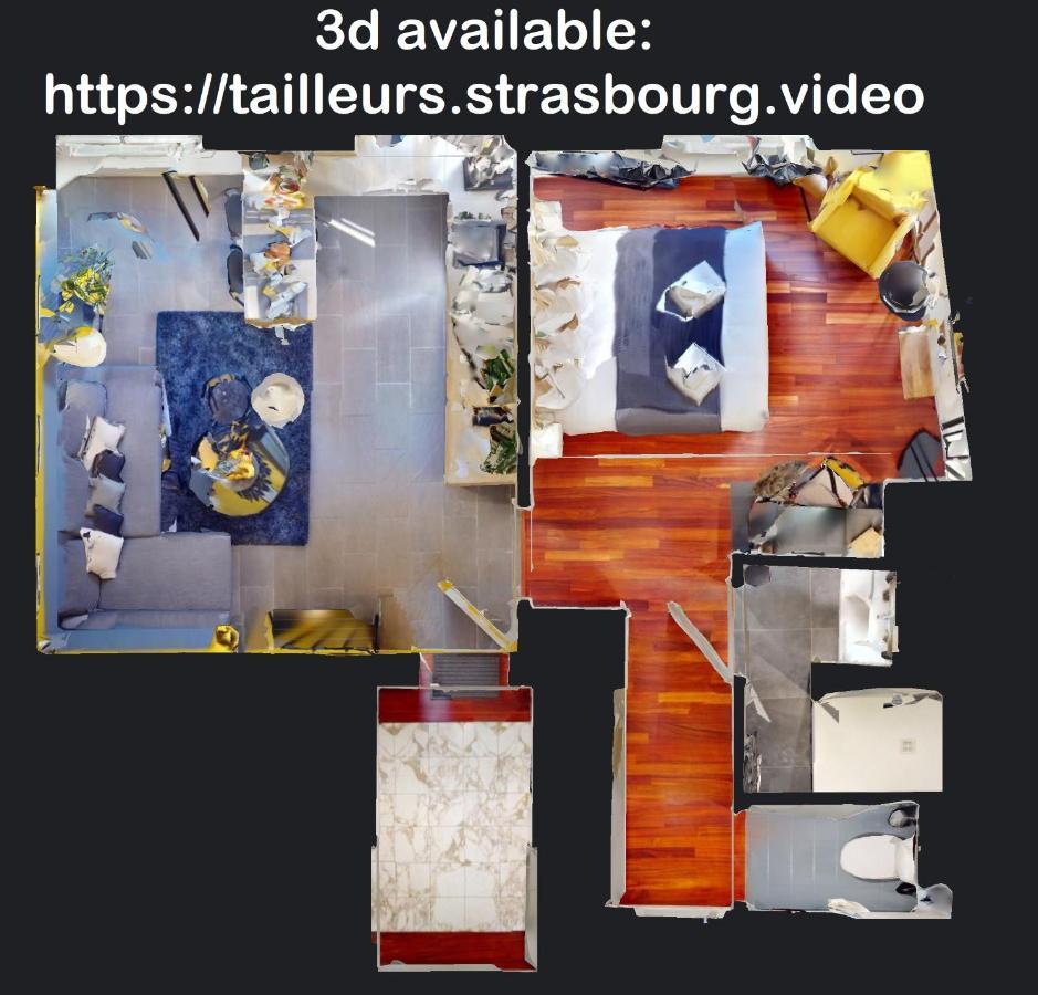 Suite Privative 43M2 - Les Tailleurs A 120M De La Cathedrale Straßburg Exterior foto